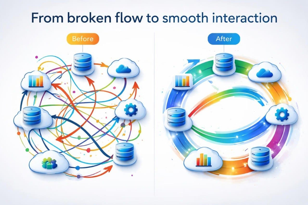 Before/After diagram